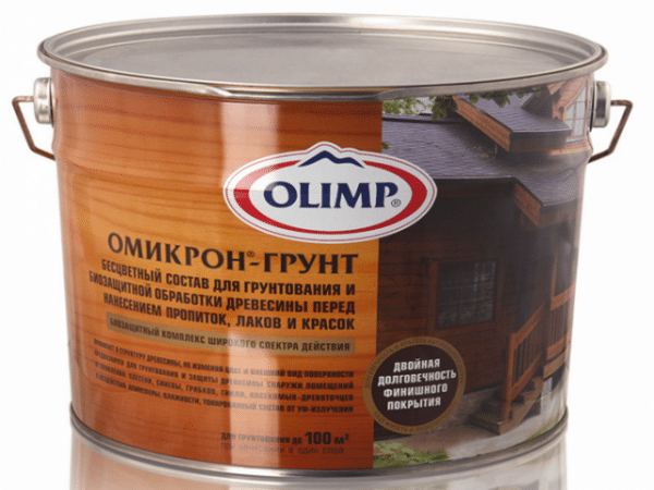 Бесцветная грунтовка для дерева