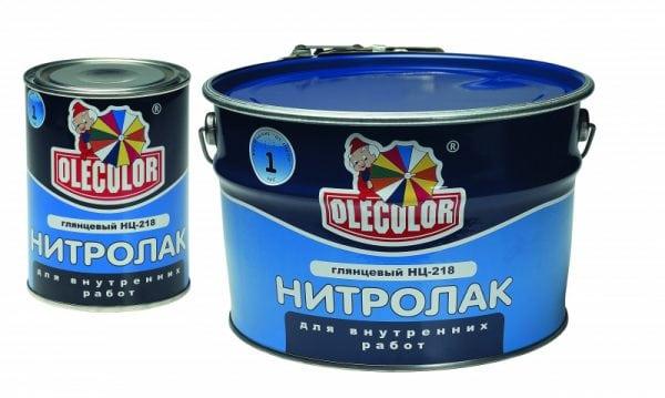 Нитролак фирмы Олеколор глянцевый 