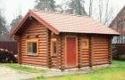 Баня из натурального дерева