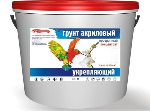 Грунтовка акриловая укрепляющая