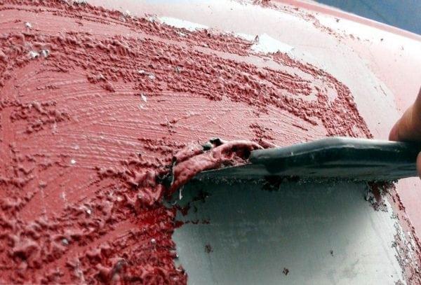 Удаление старой краски смывкой