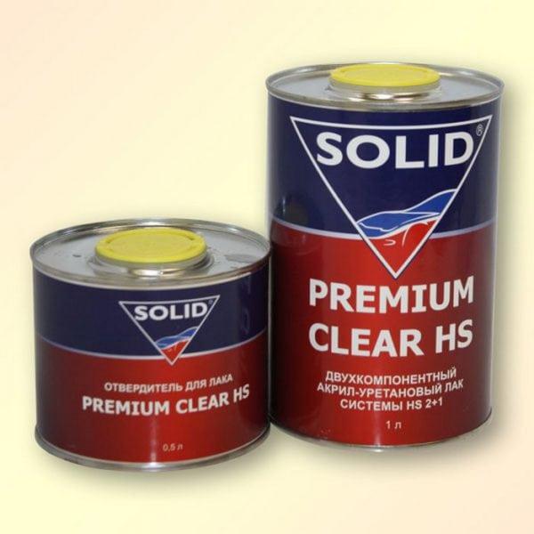 Акрилполиуретановый лак двухкомпонентный Premium Clear HS