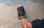 Усиление штукатурки металлической сеткой