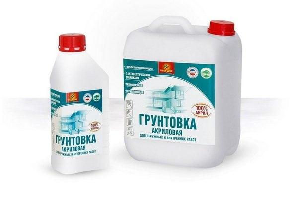 Акриловая грунтовка глубокого проникновения