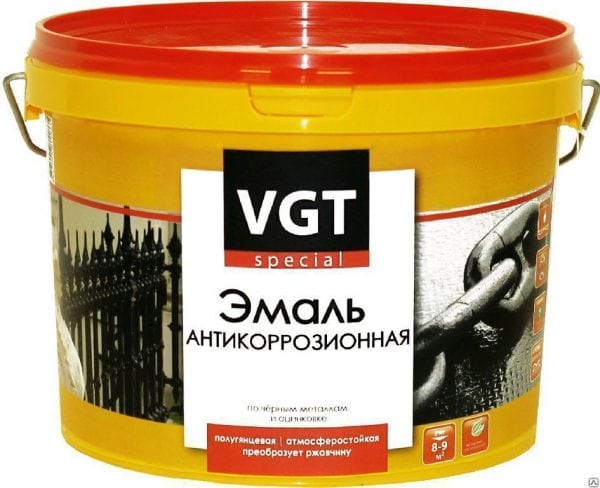 Антикоррозионная полуматовая эмаль