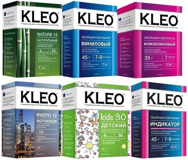 Виды клея Kleo