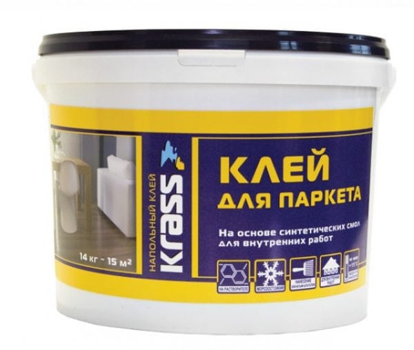Клей KRASS для паркета на растворителях