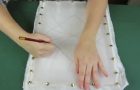 Перенос эскиза на шелковую ткань