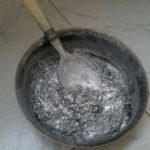 Приготовлеие краски из алюминиевой пудры