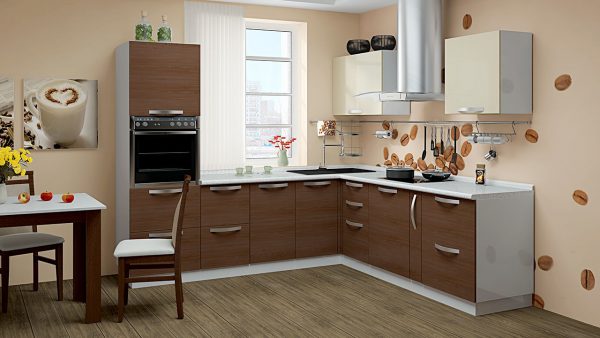 Капучино и белый на кухне