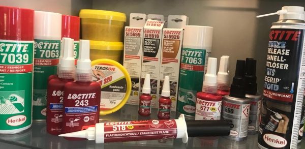 Ассортимент герметиков Loctite