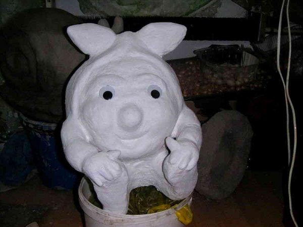 Садовая фигура колобок