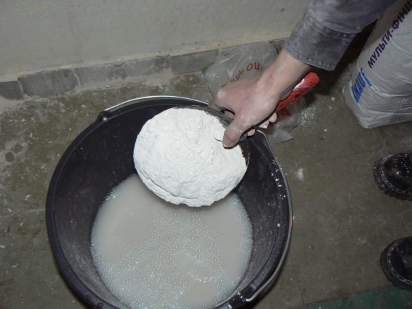 Из грунта и сухой смеси Приготовление из грунтовки