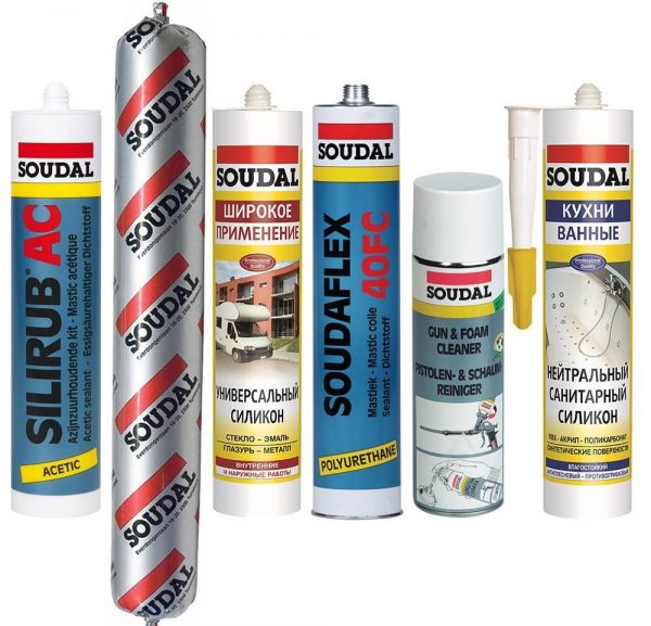 Герметики Soudal выпускаются в различной упаковке