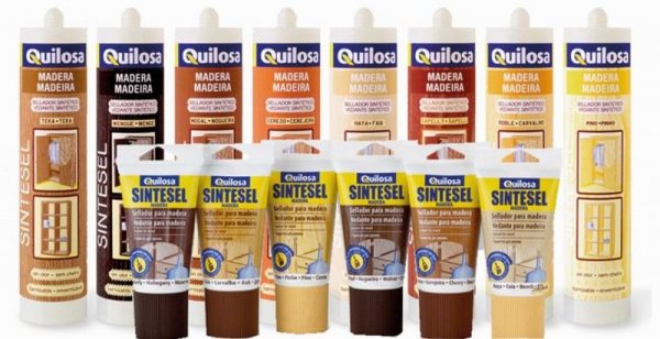 Герметики силиконизированные Quilosa Sintesel Wood Madera