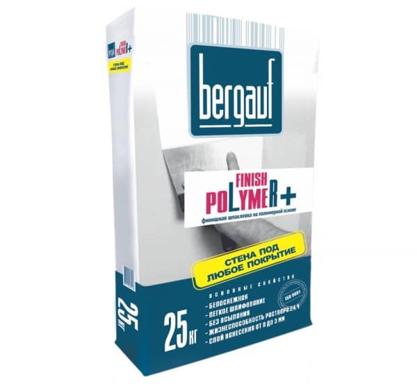 Шпатлевка Bergauf finish Polymer+