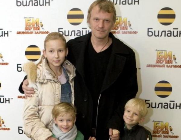 Серебряков с детьми