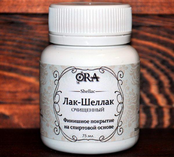 Белый шеллачный лак