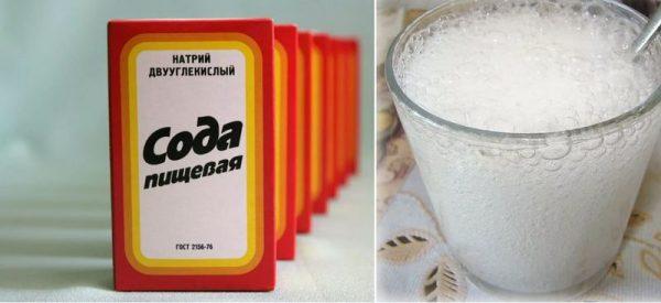 Сода с газировкой против ржавчины