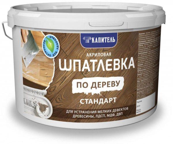 Безусадочный состав по дереву на основе акрила