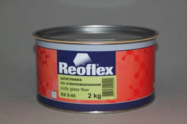 Шпатлевка со стекловолокном Glass Fiber Reoflex