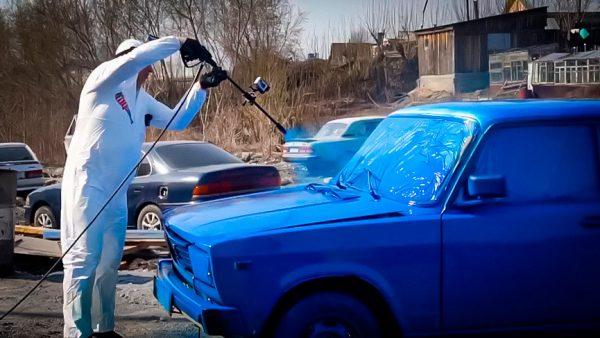 Покраска авто с помощью Керхера