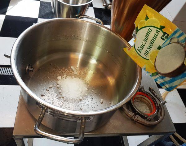 Кислота для чистки кастрюль