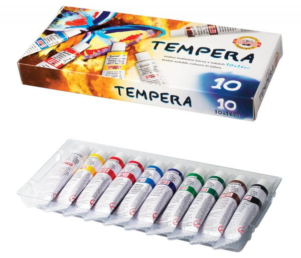 Набор красок Tempera