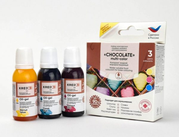 Набор пищевых красителей "CHOCOLATE"