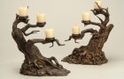 Подсвечники из коряг