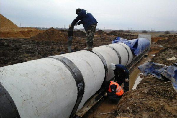  Монтаж водопропускной трубы