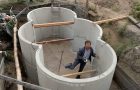 Сооружение погреба из бетонных колец