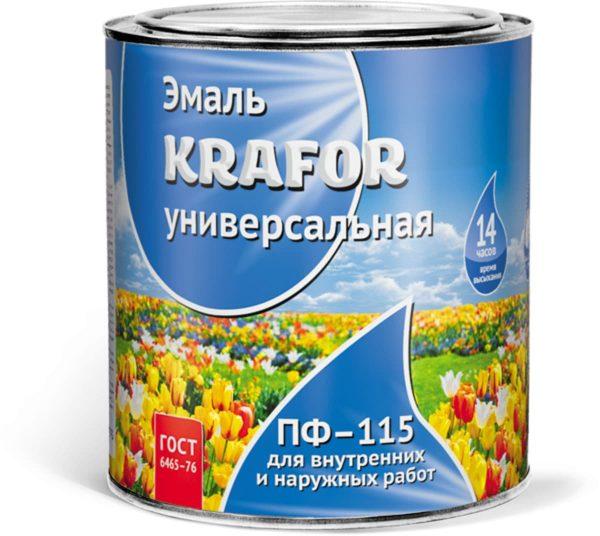 Эмаль пентафталевая алкидная Krafor