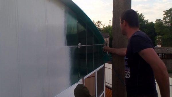 Покраска поликарбоната