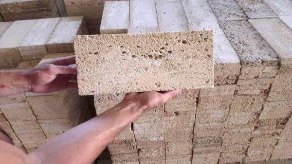 Облицовочные панели из розового ракушечника