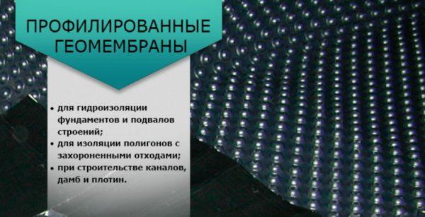  Профилированные геомембраны